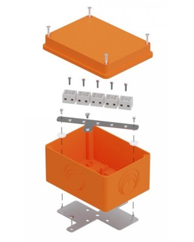 Коробка огнестойкая 150х110х90 E15-E120 для о/п (40-0351-FR2.5-10). Коробка огнестойкая для открытой установки. Промрукав в Якутске