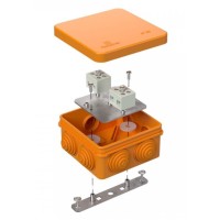 Коробка огнестойкая 40-0210-FR6.0-4 Е15-Е120 80х80х40. Коробка огнестойкая для открытой установки. Промрукав