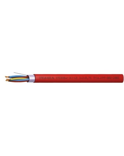КПСВЭВнг(А)-LS 4х2х2,5 (Спецкабель). Кабель симметричный для систем сигнализации и управления, групповой прокладки, с пониженным дымо- и газовыделением. Спецкабель в Якутске
