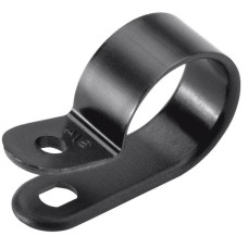 Серьга для кабеля D5 (черная). Клипса. Спецприбор