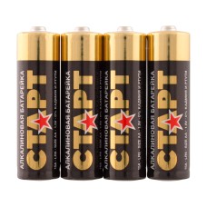 СТАРТ LR6-SH4-BOX (1,5 В, AA, LR6), упак. 4 шт.. Алкалиновые батарейки. СТАРТ