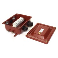 КЗНС-08 У2 IP54 пластиковый ввод (zeta30315). Клеммная коробка с наборными зажимами. ЗЭТА