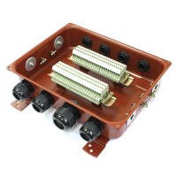КЗНС-48 У2 IP54 пластиковый ввод (zeta30358). Клеммная коробка с наборными зажимами. ЗЭТА